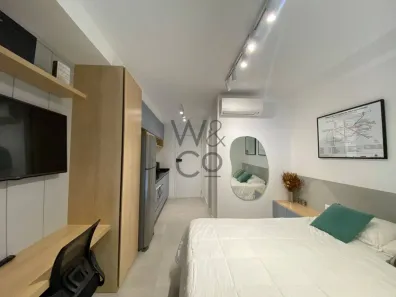 Apartamento com 1 Quarto para alugar, 32m² no Brooklin Paulista, São Paulo