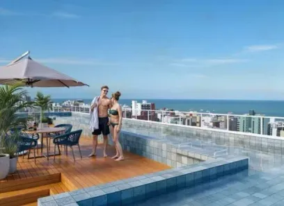 Apartamento com 1 Quarto à venda, 37m² no Cabo Branco, João Pessoa