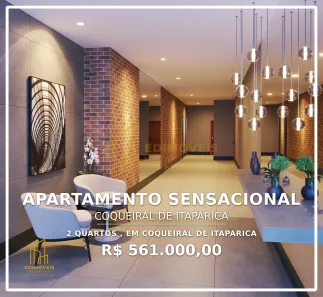 Apartamento com 2 Quartos à venda, 47m² no Coqueiral de Itaparica, Vila Velha