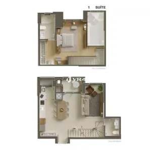 Apartamento com 1 Quarto à venda, 97m² no Água Verde, Curitiba