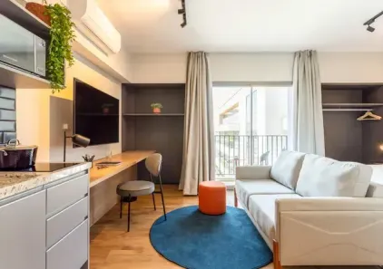 Apartamento com 1 Quarto para alugar, 29m² no Vila Congonhas, São Paulo