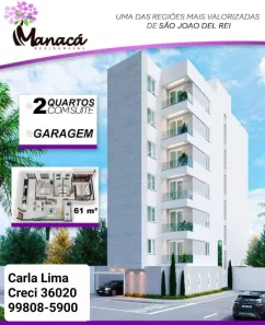 Apartamento com 2 Quartos à venda, 96m² no Dom Bosco, São João Del Rei