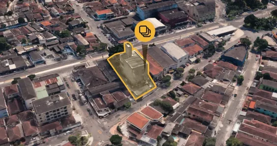 Lote/Terreno à venda, 1244m² no São Jorge, Santos
