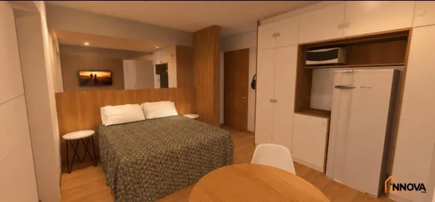 Kitnet com 1 Quarto para alugar, 23m² no Rebouças, Curitiba