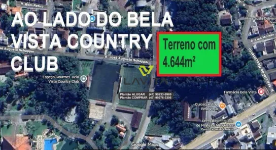 Lote/Terreno à venda, 4644m² no Bela Vista, Gaspar