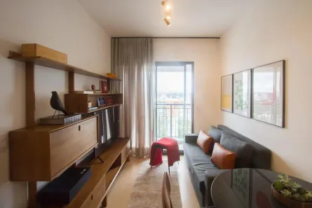 Apartamento com 1 Quarto à venda, 34m² no Santo Amaro, São Paulo