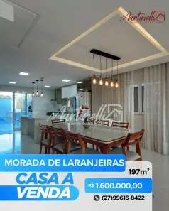 Sobrado com 3 Quartos à venda, 180m² no Morada de Laranjeiras, Serra