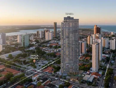 Apartamento com 3 Quartos à venda, 140m² no Petrópolis, Natal