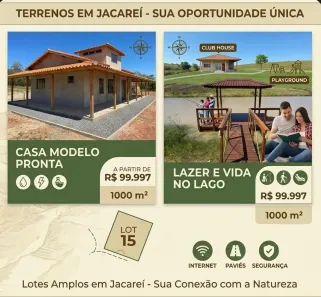 Lote/Terreno à venda, 1000m² no Rio Abaixo, Jacareí