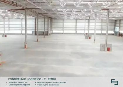 Galpão/Depósito/Armazém para alugar, 1478m² no Água Espraiada, Embu das Artes