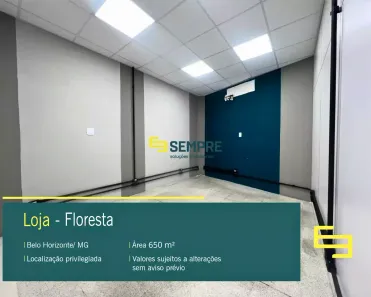 Ponto Comercial para alugar, 650m² no Floresta, Belo Horizonte