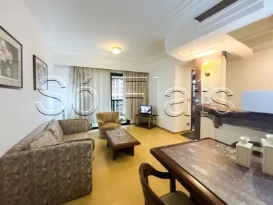 Flat com 1 Quarto para alugar, 44m² no Itaim Bibi, São Paulo