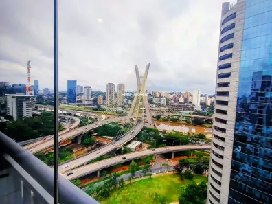 Apartamento com 1 Quarto para alugar, 70m² no Cidade Monções, São Paulo