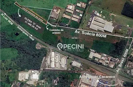 Lote/Terreno à venda, 31485m² no Distrito Industrial, Rio Claro