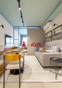 Flat com 1 Quarto para alugar, 40m² no Itaim Bibi, São Paulo