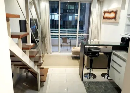 Flat com 1 Quarto para alugar, 45m² no Cidade Monções, São Paulo