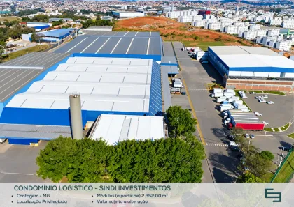 Galpão/Depósito/Armazém para alugar, 2352m² no Chácaras Reunidas Santa Terezinha, Contagem
