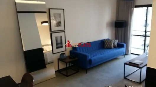 Flat com 1 Quarto para alugar, 45m² no Itaim Bibi, São Paulo