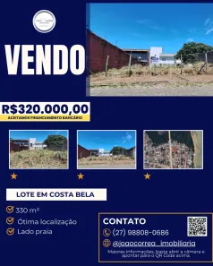 Lote/Terreno à venda, 330m² no Costa Bela, Serra
