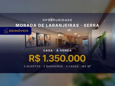 Casa com 3 Quartos à venda, 182m² no Morada de Laranjeiras, Serra