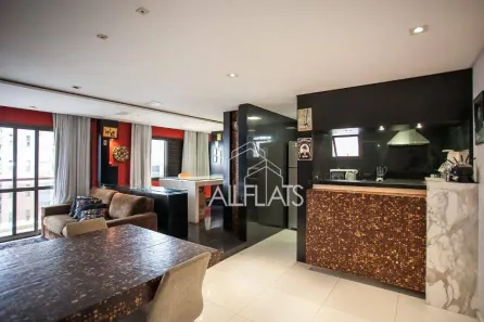 Flat com 3 Quartos para alugar, 126m² no Cerqueira César, São Paulo
