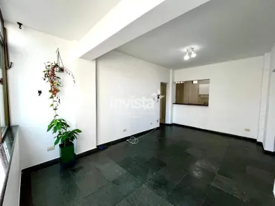 Apartamento com 3 Quartos para alugar, 133m² no Gonzaga, Santos