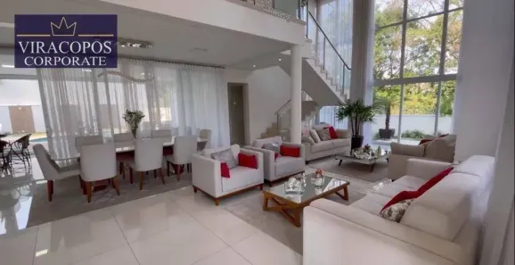 Casa de Condomínio com 4 Quartos para venda ou aluguel, 425m² no Swiss Park, Campinas