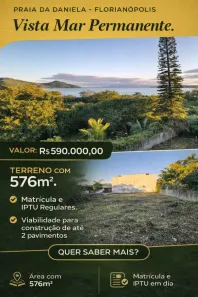 Lote/Terreno à venda, 576m² no Daniela, Florianópolis