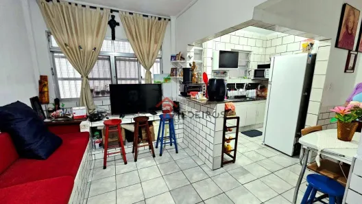 Apartamento com 1 Quarto à venda, 48m² no Canto do Forte, Praia Grande