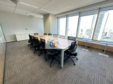 Sala Comercial para alugar, 398m² no Vila São Francisco (Zona Sul), São Paulo