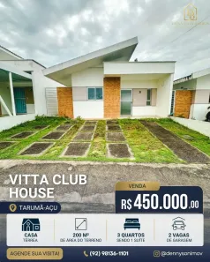 Casa de Condomínio com 3 Quartos à venda, 72m² no Tarumã-Açu, Manaus