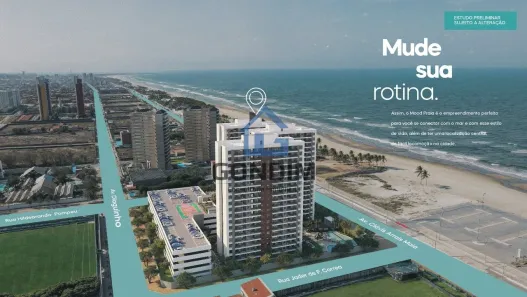 Apartamento com 2 Quartos à venda, 53m² no Vicente Pinzon, Fortaleza