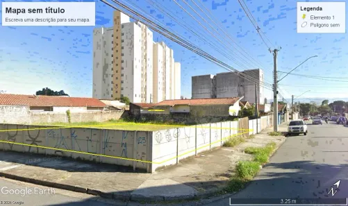 Lote/Terreno à venda, 584m² no Vila das Jabuticabeiras, Taubaté