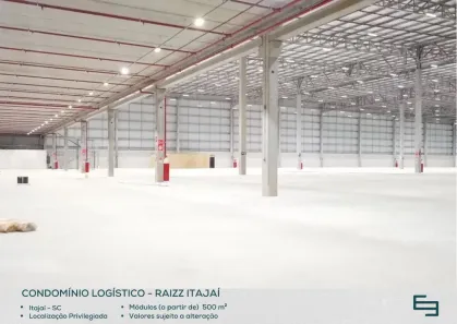 Galpão/Depósito/Armazém para alugar, 2300m² no Brilhante I, Itajaí