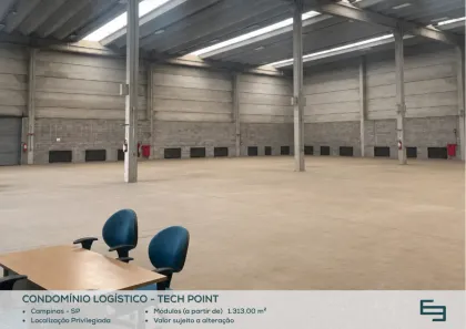 Galpão/Depósito/Armazém para alugar, 1313m² no Techno Park, Campinas