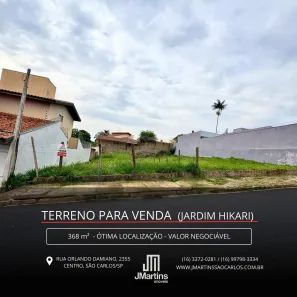 Lote/Terreno à venda, 368m² no Jardim Hikari, São Carlos