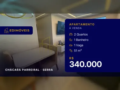 Apartamento com 2 Quartos à venda, 51m² no Chácara Parreiral, Serra