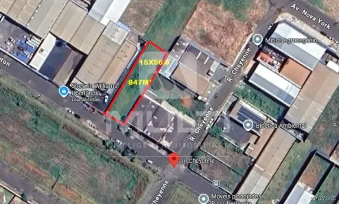 Lote/Terreno com 1 Quarto à venda, 11m² no Novo Mundo, Uberlândia