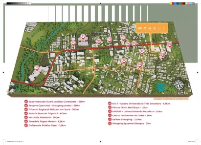 Apartamento com 3 Quartos à venda, 54m² no Engenheiro Luciano Cavalcante, Fortaleza