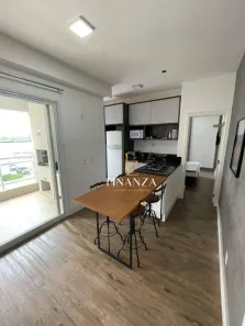 Apartamento com 1 Quarto para alugar, 55m² no Vila Homero, Indaiatuba