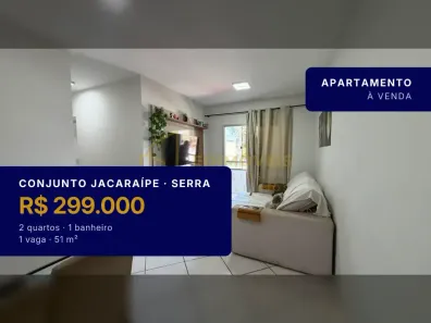 Apartamento com 2 Quartos à venda, 51m² no Conjunto Jacaraípe, Serra