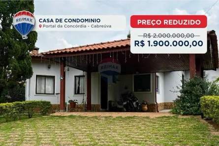 Casa de Condomínio com 3 Quartos à venda, 257m² no Portal da Concórdia (Jacaré), Cabreúva