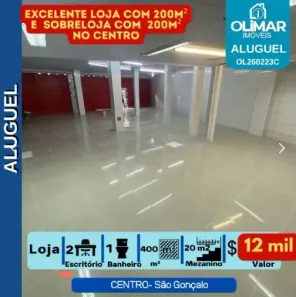 Ponto Comercial com 2 Quartos para alugar, 200m² no Mutuá, São Gonçalo