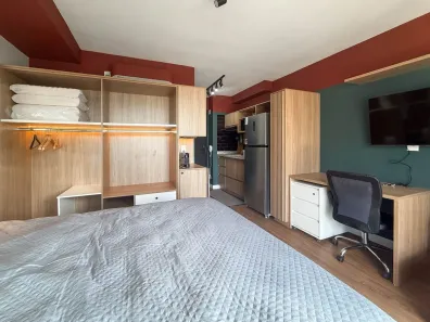 Apartamento com 1 Quarto para alugar, 26m² no Vila Cordeiro, São Paulo