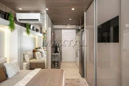 Apartamento com 1 Quarto à venda, 41m² no Santo Amaro, São Paulo