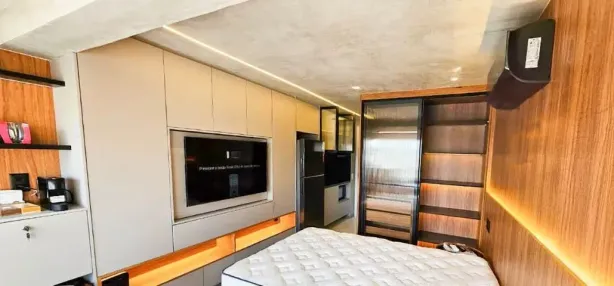 Apartamento com 1 Quarto para venda ou aluguel, 26m² no Vila Mariana, São Paulo