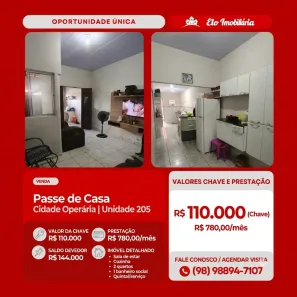 Casa com 2 Quartos à venda, 90m² no Cidade Operária, São Luís