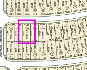 Lote/Terreno à venda, 275m² no Cidade Alpha, Eusébio