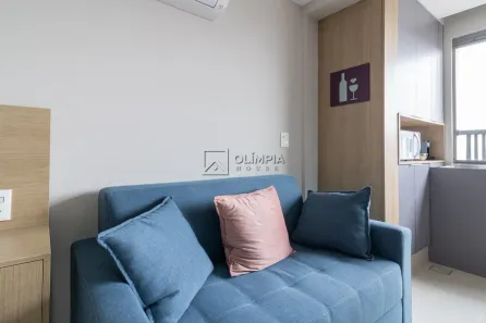Apartamento com 1 Quarto à venda, 25m² no Santo Amaro, São Paulo