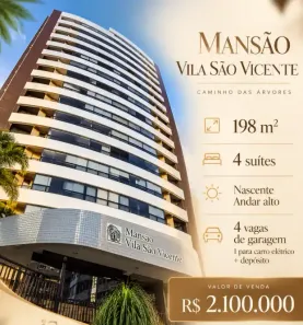 Apartamento com 4 Quartos à venda, 198m² no Caminho das Árvores, Salvador